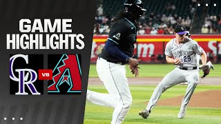 Rockies vs Dbacks Game Highlights 81424  MLB Highlights [upl. by Eisle]