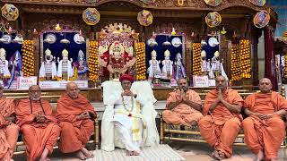 PP SS Shree Nautamprakashdasji Swami Guru Purnima Aashirvachan  Vadtaldham NJ [upl. by Aerdnaed]