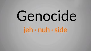 How to Pronounce Genocide  Genocide Pronunciation  Genocide Tamil Meaning  Mr English [upl. by Niamreg]