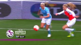 Manchester City Women 20 Arsenal Ladies  Goals amp Highlights [upl. by Hurlow673]