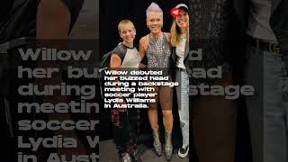 Pink Opens Up About Daughter Willows Decision to Shave Her Head pink willow [upl. by Amoeji]