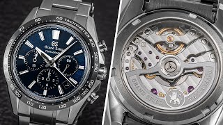 Grand Seiko’s First Automatic Chronograph With An EyeCatching Display  SLGC001 Tentagraph [upl. by Enyleve]