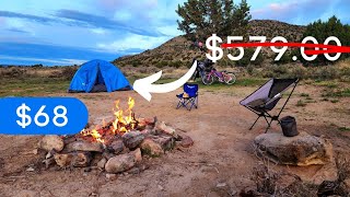 Spend LESS on a Bikepacking tent A 4Seasons budget shelter [upl. by Ecirtaemed]