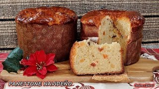 PANETON O PANETTONE NAVIDEÑO EL MEJOR DE TODOS DELICIOSO Y MUY FÁCIL PANETONE [upl. by Charo]