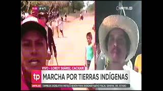 21102024 MARCHA POR LA PROTECCIÓN DE TIERRAS AVASALLADAS DE ALTO Y BAJO PARAGUÁ UNITEL [upl. by Maureen172]