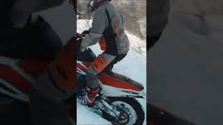 Snow surfing with Greg Gordinne and the KTM 890 ADVENTURE R [upl. by Sair328]