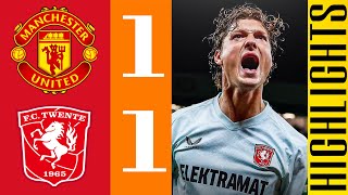 Sam Lammers Goal  Manchester United vs Twente 11  UEFA Europa League 2425 [upl. by Arytal]