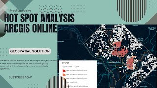 HOTSPOT USING ARCGIS ONLINE  web mapping services [upl. by Gard]