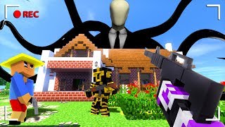 ¿¡AMIGOS SALVAN EL MUNDO DE SLENDERMAN  MINECRAFT TROLL [upl. by Taka]