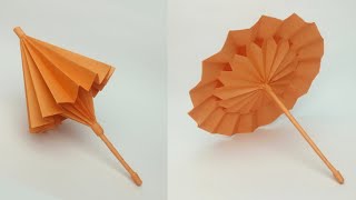 How To Make a Paper Umbrella That Open And Close  Origami Umbrella  mini paper Umbrella [upl. by Madian]