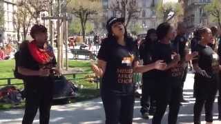 Memeza africa choir  Asimbonanga soweto flash mob  Grenoble victor hugo 2015 gospel [upl. by Little]