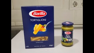 How to make Pasta Pesto out of a Jar not clickbait [upl. by Osnerol]