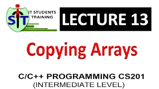 Copying Arrays in C  Copying Arrays in C [upl. by Ainig322]