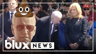 Biden Poops Pants on DDAY 💩  blux [upl. by Aniala571]