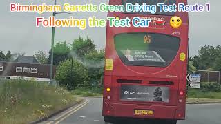 How does Birmingham Garretts Green DVSA Driving test centre and test route [upl. by Cawley645]