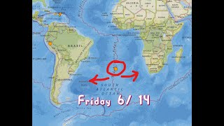 Two 59 Earthquakes southern MidAtlantic Ridge Friday update 6142024 [upl. by Atilrac]