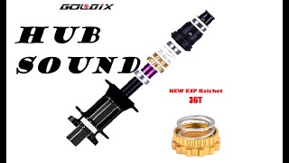 GOLDIX M350 ratchet system 36T HUB SOUND [upl. by Allicirp]