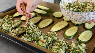 Ich habe diese Zucchini den ganzen Sommer über gemacht Sie sind so lecker Rezept [upl. by Itaws]