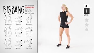 Big Bang Workout by DAREBEE  FULL   CARDIO   20 Minutes [upl. by Quillon536]