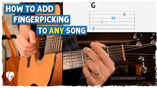 How To Add Fingerstyle To Any Song easily [upl. by Anelat]