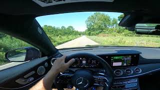 2022 Mercedes E53 AMG COUPE GoPro hero10 POV Drive to Mohican State Park  Loudonville OH [upl. by Sidoon]