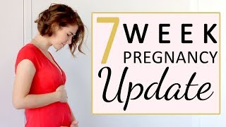 7 WEEK PREGNANCY UPDATE  BABY 3 [upl. by Cogswell]