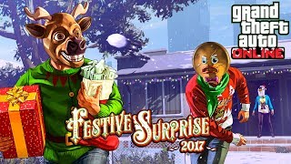 GTA 5 CHRISTMAS UPDATE GTA 5 FESTIVE SURPRISE 2017 DLC UPDATE [upl. by Quincey]