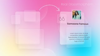 3D Real Glassmorphism Testimonials Card  Html CSS amp Javascript [upl. by Chrystel]