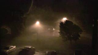 A Severe Thunderstorm Brings High Wind amp Hail to Ames Iowa  July 19 2010 [upl. by Eiramnerual97]