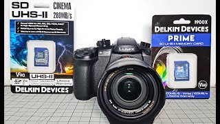 Panasonic GH5 400mbps Delkin SD card speed test in 4k [upl. by Neelac]