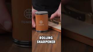 Mini POCKET knife sharpening hack rollingsharpener tumblerusa buckknife [upl. by Lonergan]