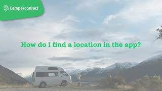 Searching and filtering motorhome sites  Campercontact app [upl. by Kroll]