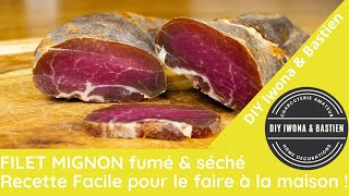 Comment faire un filet mignon fumé et séché maison facilement [upl. by Alolomo87]