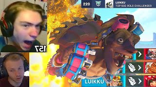 Making Rank 1 Streamers RAGE With My Junkrat w reactions [upl. by Nemzzaj]