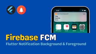 How to Implement Firebase Messaging in Flutter for Foreground amp Background Notifications [upl. by Eyot14]