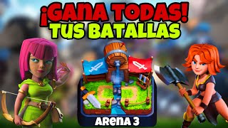 LOS MEJORES MAZOS para SUBIR RAPIDO 🚀 de ARENA 3 a ARENA 4 Clash Royale 2023 🏆 [upl. by Yedorb]