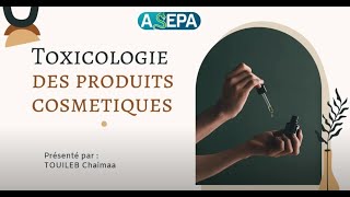 STUDY WITH ASEPA  Toxicologie des Produits Cosmétiques  5 ème année Pharmacie [upl. by Richards421]