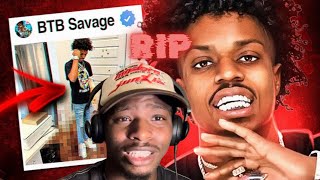 BTB Savage’s Tragic Death in Houston My Reaction BtbSavage [upl. by Amol]