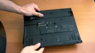 ThinkPad X201 Ultrabase dock handson [upl. by Johny]