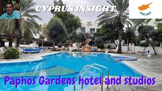 Paphos Gardens Hotel and Studios Cyprus  A Tour Around [upl. by Abramson]