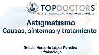 ¿Qué es Astigmatismo causas y síntomas [upl. by Aiclid]