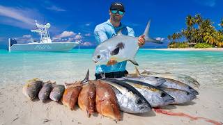 Bay Boat Bahamas Crossing for Every Prized Species  Permit Bonefish Tuna Hogfish Snapper [upl. by Ydnim]