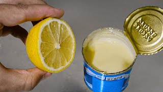 Mix a lemon with condensed milk Youll be shocked Dessert in 3 minutes No cooking [upl. by Bedwell]