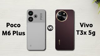 Poco M6 Plus 5g vs Vivo T3x 5g  Full Comparison ⚡ Which Should You Buy [upl. by Rothwell970]