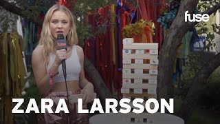 Zara Larsson Talks New Music amp Songwriting  Lollapalooza 2017  Fuse [upl. by Aramaj]