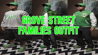 GTA 5  How To Make A Grove Street Familes Outfit [upl. by Sarita734]