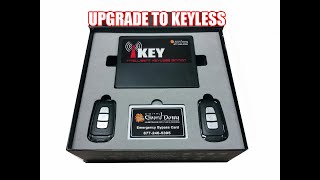 iKey Keyless Ignition PushButton Start Upgrade for New amp Classic Cars [upl. by Dubois]