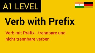 Verbs with Prefix Verb mit Prafix trennbare und nicht trennbare verben [upl. by Phelips866]