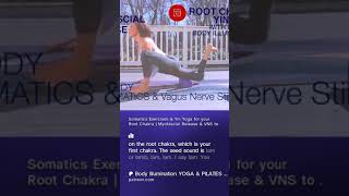 Somatics Exercises amp Yin Yoga for your Root Chakra  Myofascial Release amp VNS to Ground You [upl. by Htelimay]