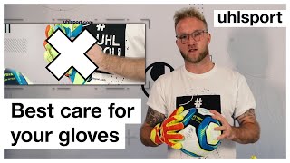 QampA – So halten Deine Handschuhe länger  uhlsport TecCube [upl. by Ashatan575]